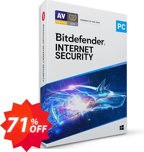 Bitdefender Internet Security 2022 Coupon code 71% discount 