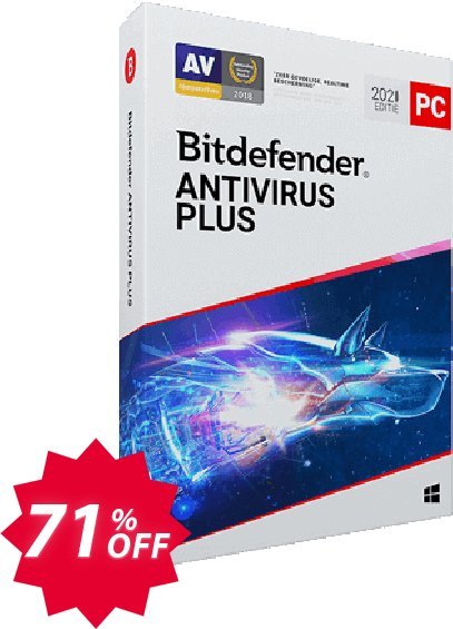Bitdefender Antivirus Plus 2022 Coupon code 71% discount 