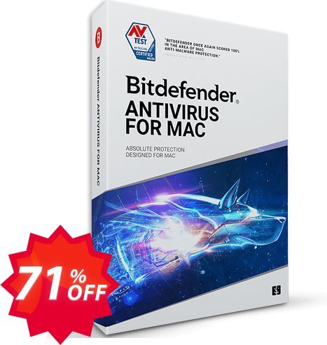 Bitdefender Antivirus 2022 for MAC Coupon code 71% discount 