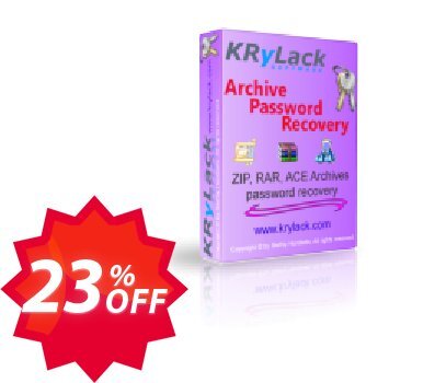 KRyLack Archive Password Recovery Coupon code 23% discount 