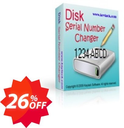 Disk Serial Number Changer Coupon code 26% discount 