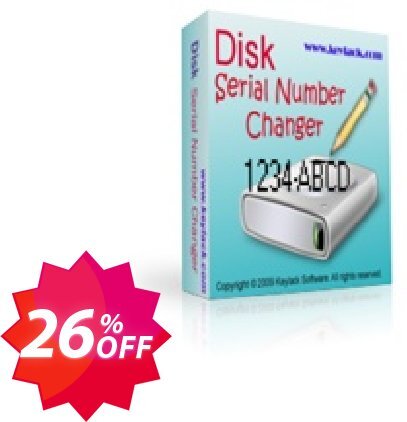 Disk Serial Number Changer Coupon code 26% discount 