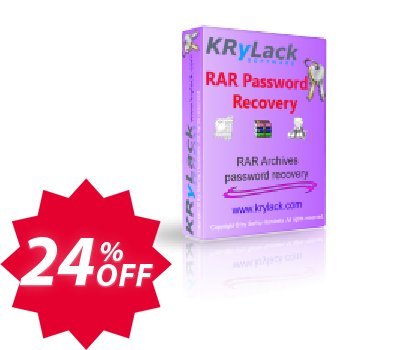 KRyLack RAR Password Recovery Coupon code 24% discount 