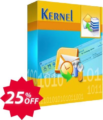 Kernel Bundle: Outlook PST Repair + OST to PST Converter + Exchange Server, Technician  Coupon code 25% discount 