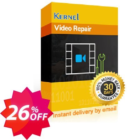 Kernel Video Repair + Photo Repair, Corporate  Coupon code 26% discount 
