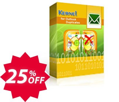 Kernel for Outlook Duplicates - Home User Lifetime Plan Coupon code 25% discount 