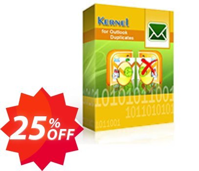 Kernel for Outlook Duplicates - Technician Lifetime Plan Coupon code 25% discount 
