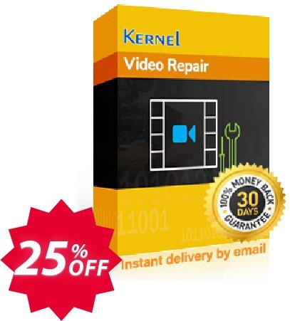 Kernel Video Repair + Photo Repair Lifetime, Technician  Coupon code 25% discount 