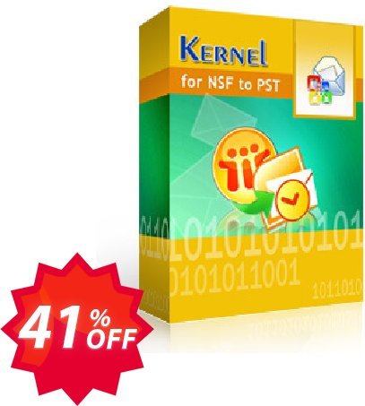 Kernel for Lotus Notes to Outlook, 1000 NSF Files  Coupon code 41% discount 