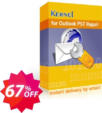 Kernel for Outlook PST Recovery Coupon code 67% discount 