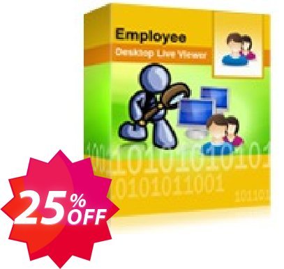 Employee Desktop Live Viewer -  50 Users Plan Pack Coupon code 25% discount 