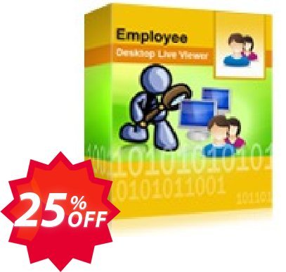 Employee Desktop Live Viewer -  20 Users Plan Pack Coupon code 25% discount 
