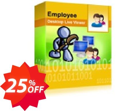 Employee Desktop Live Viewer -  20 Users Plan Pack Coupon code 25% discount 