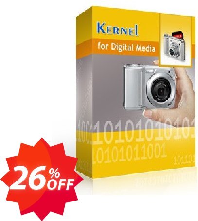 Kernel for Digital Media Recovery Coupon code 26% discount 