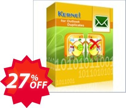 Kernel for Outlook Duplicates - Single User Plan Coupon code 27% discount 