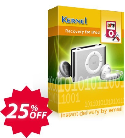 Kernel Recovery for IPod Coupon code 25% discount 