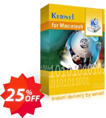 Kernel for MAC Data Recovery, Technician Plan  Coupon code 25% discount 
