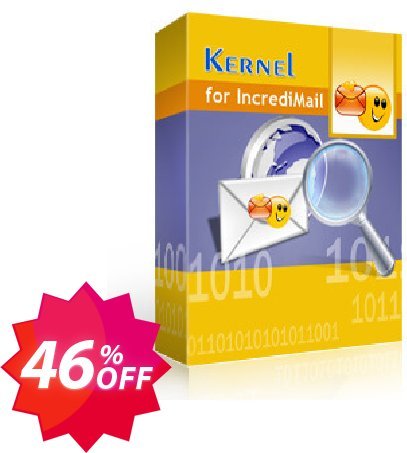 Kernel for IncrediMail Recovery Coupon code 46% discount 