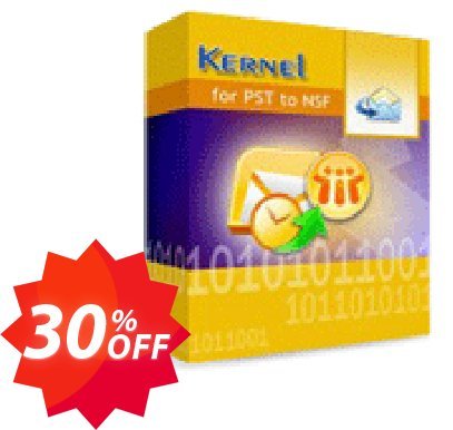 Kernel for PST to NSF Conversion - Home Plan Coupon code 30% discount 