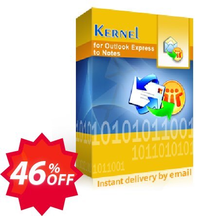 Kernel for Outlook Express to Notes Coupon code 46% discount 