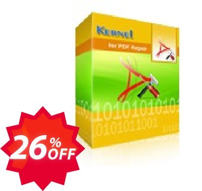 Kernel for PDF Repair Coupon code 26% discount 