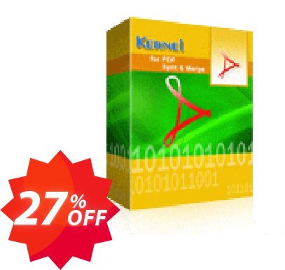 Kernel for PDF Split and Merge - Per User Plan Coupon code 27% discount 