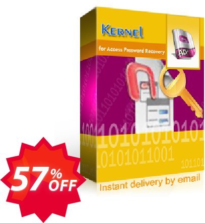 Kernel Access Password Recovery Coupon code 57% discount 