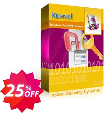 Kernel Access Password Recovery, Corporate  Coupon code 25% discount 