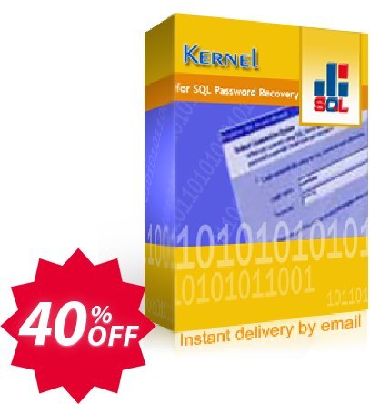 Kernel SQL Password Recovery - Technician Plan Coupon code 40% discount 