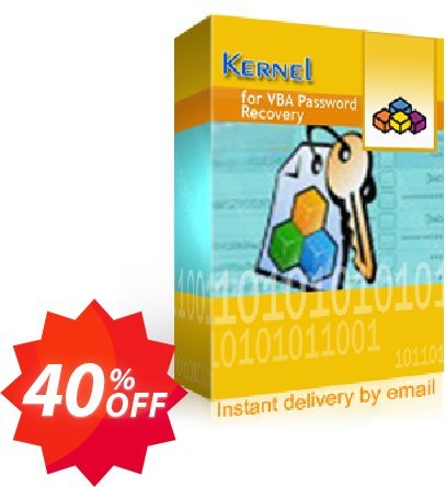 Kernel VBA Password Recovery - Home Plan Coupon code 40% discount 
