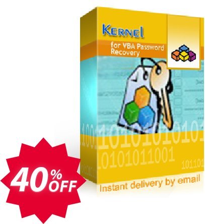 Kernel VBA Password Recovery - Home Plan Coupon code 40% discount 