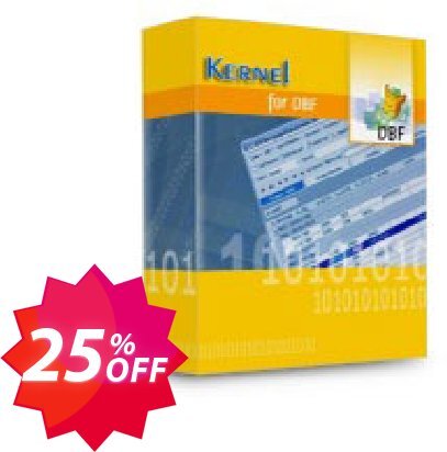 Kernel for DBF Database Repair, Technician  Coupon code 25% discount 