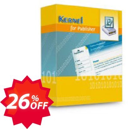 Kernel for Publisher Recovery Coupon code 26% discount 