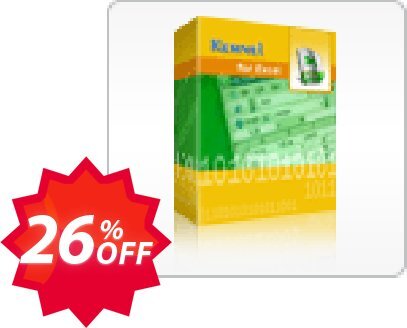 Kernel for Excel Repair Coupon code 26% discount 