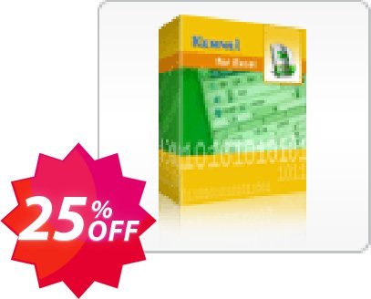 Kernel for Excel Repair, Technician  Coupon code 25% discount 