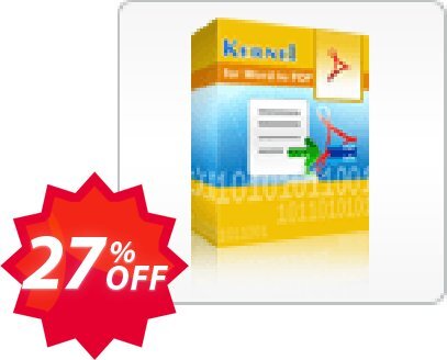 Kernel for Word to PDF Coupon code 27% discount 