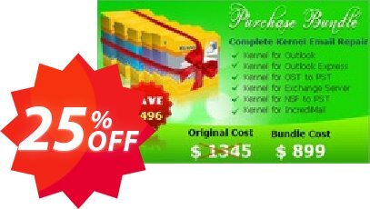 Complete Kernel Email Repair - Corporate Plan Coupon code 25% discount 