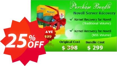 Novell Server Recovery - Corporate Plan Coupon code 25% discount 