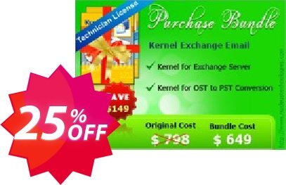 Kernel Exchange Email - Technician Plan Coupon code 25% discount 