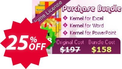 Kernel MS Office File Recovery, Home Plan  Coupon code 25% discount 