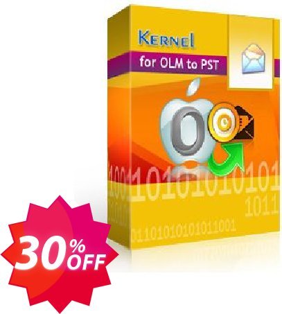 Kernel for OLM to PST Coupon code 30% discount 