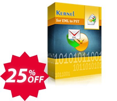 Kernel for EML to PST Conversion - Home User Coupon code 25% discount 