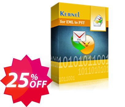 Kernel for EML to PST Conversion - Home User Coupon code 25% discount 