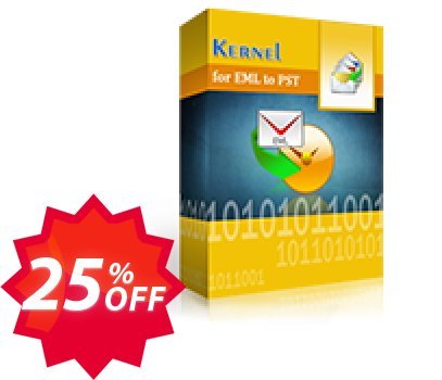 Kernel for EML to PST Conversion - Corporate Plan Coupon code 25% discount 