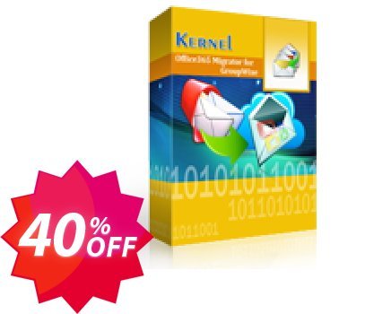 Kernel Office365 Migrator for GroupWise, Technician Plan  Coupon code 40% discount 