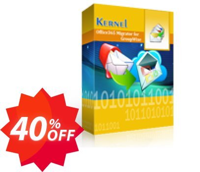 Kernel Office365 Migrator for GroupWise, Technician Plan  Coupon code 40% discount 