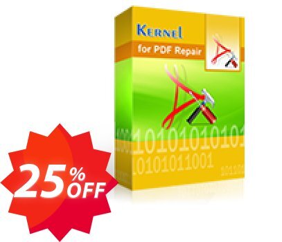 Kernel for PDF Repair Coupon code 25% discount 