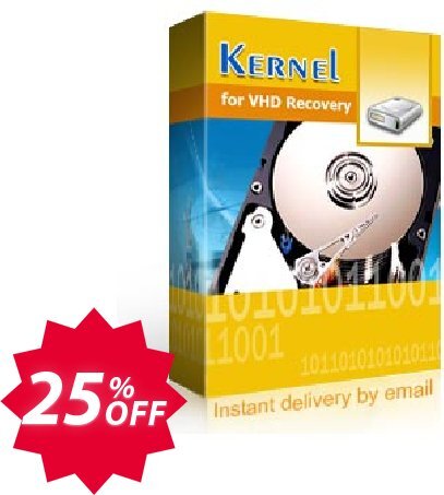 Kernel for VHD Recovery, Technician  Coupon code 25% discount 