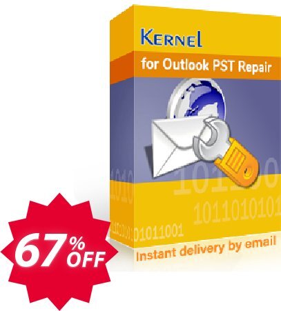 Kernel for Outlook PST Repair Coupon code 67% discount 