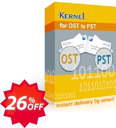 Kernel for OST to PST Coupon code 26% discount 